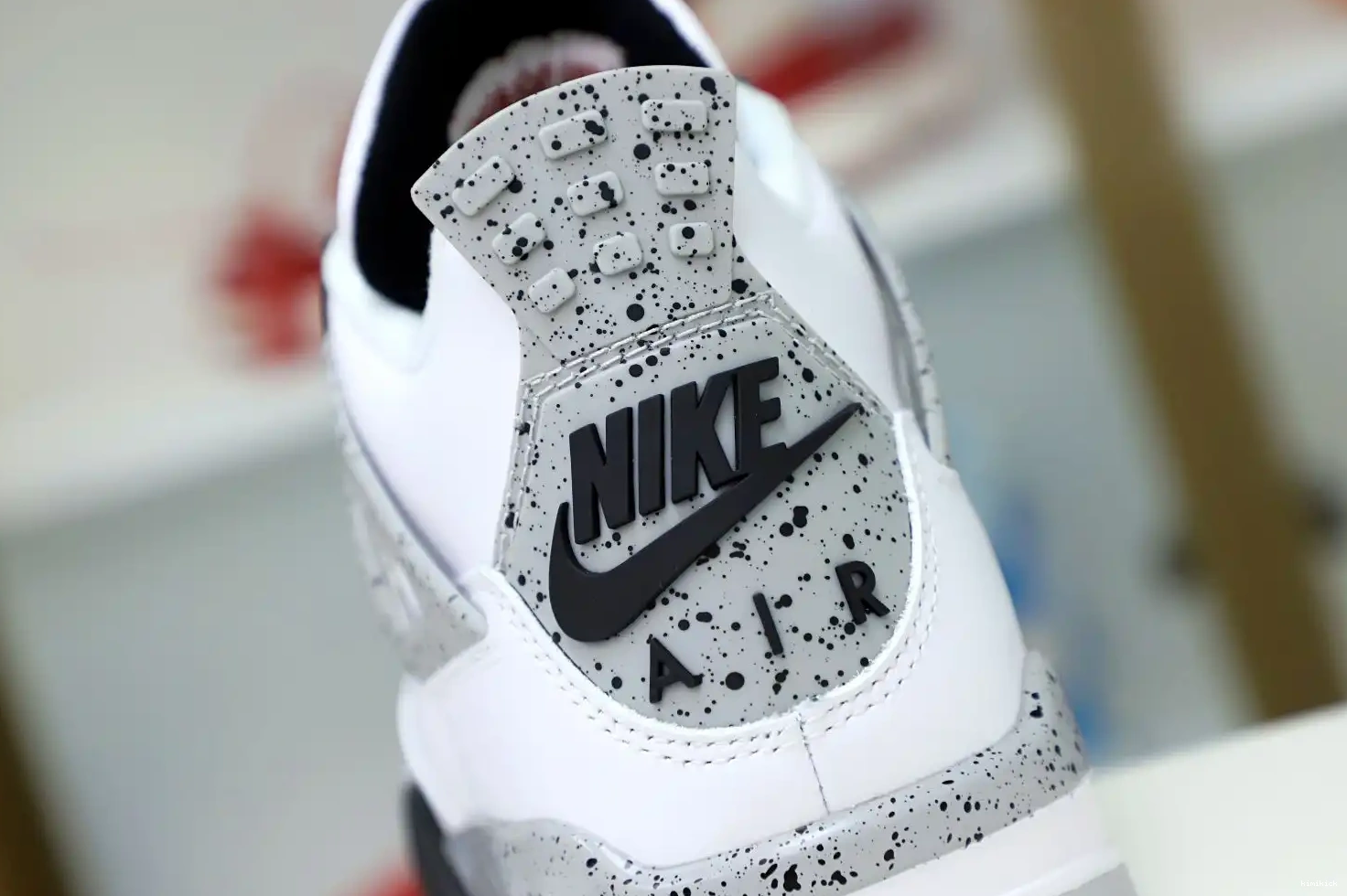 Kimikick White Jordan 4 Retro Air Cement 0519
